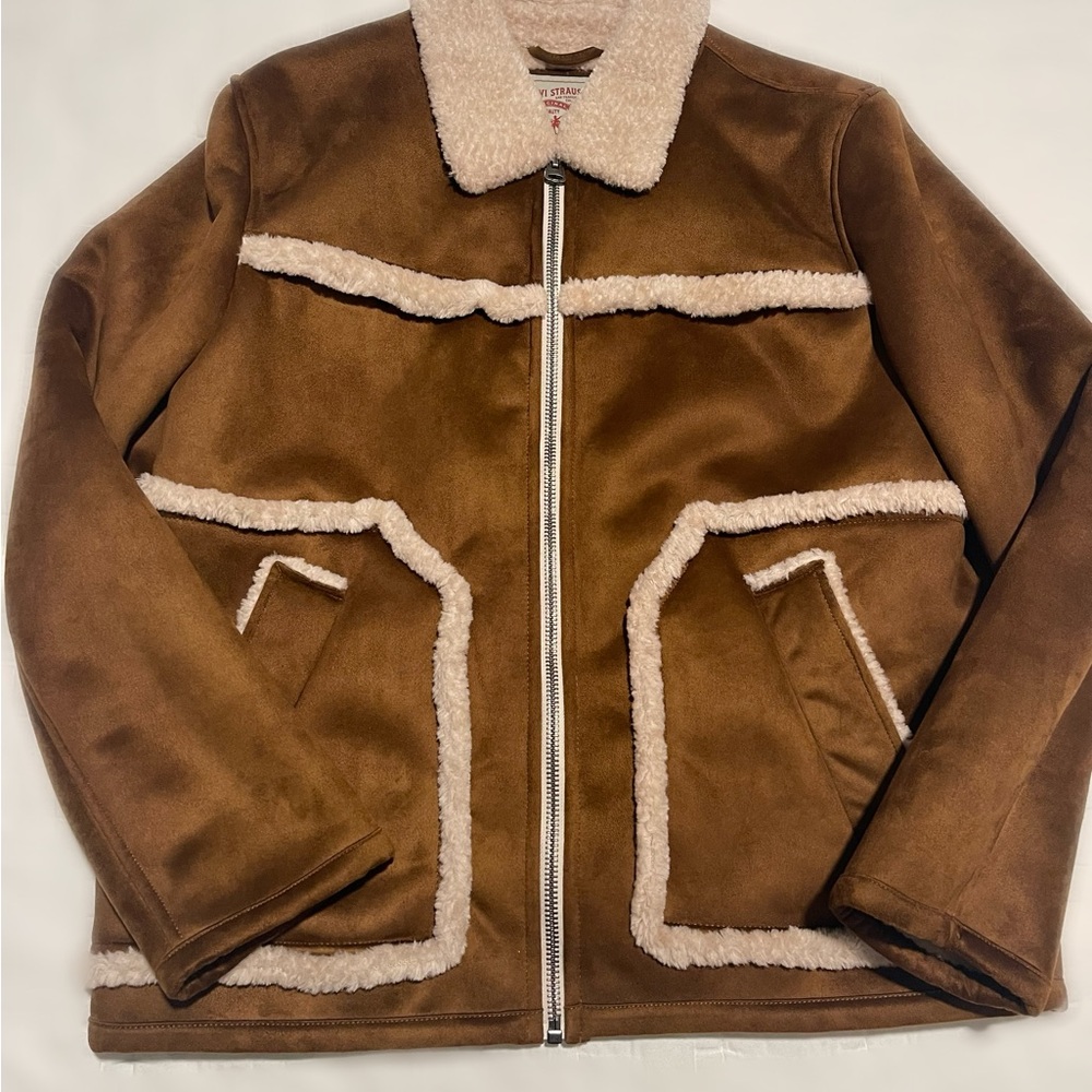 Men’s Levi’s Sherpa Jacket – Brand New – Size Large